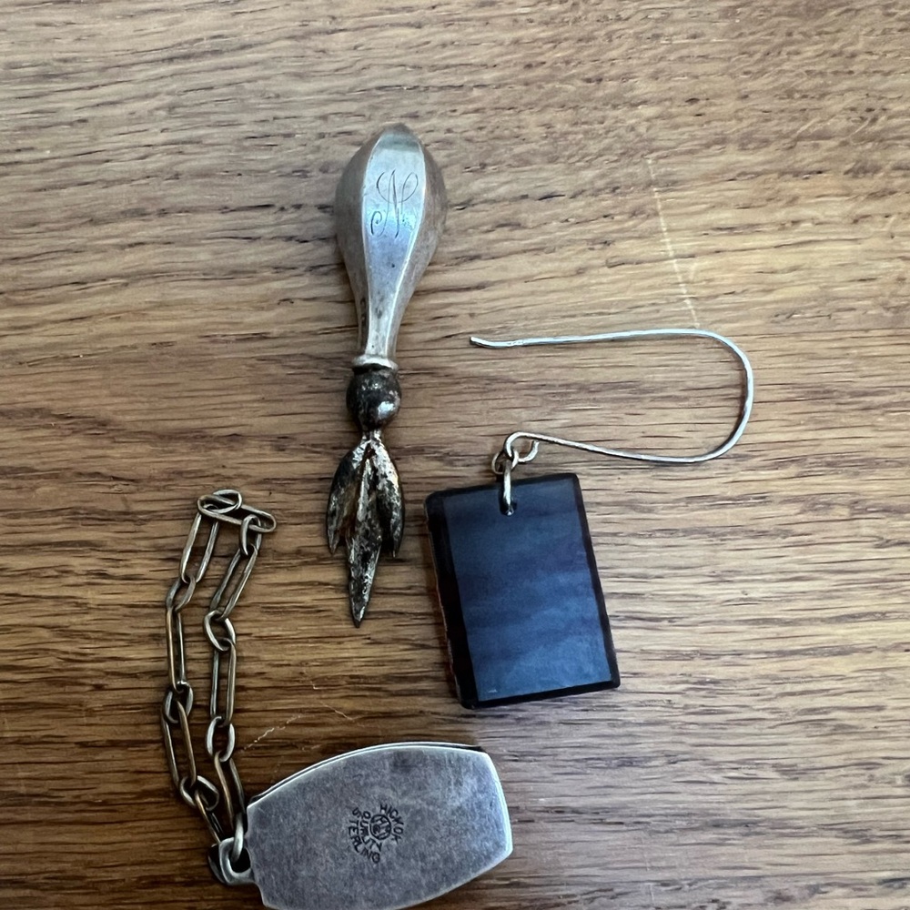 Assorted antique and vintage sterling silver lot